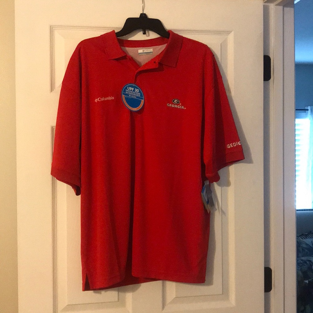 Georgia Bulldogs Columbia Polo